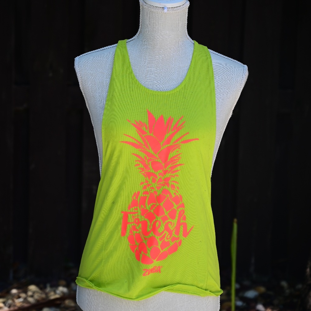 Zumba Green Fresh Pineapple top
